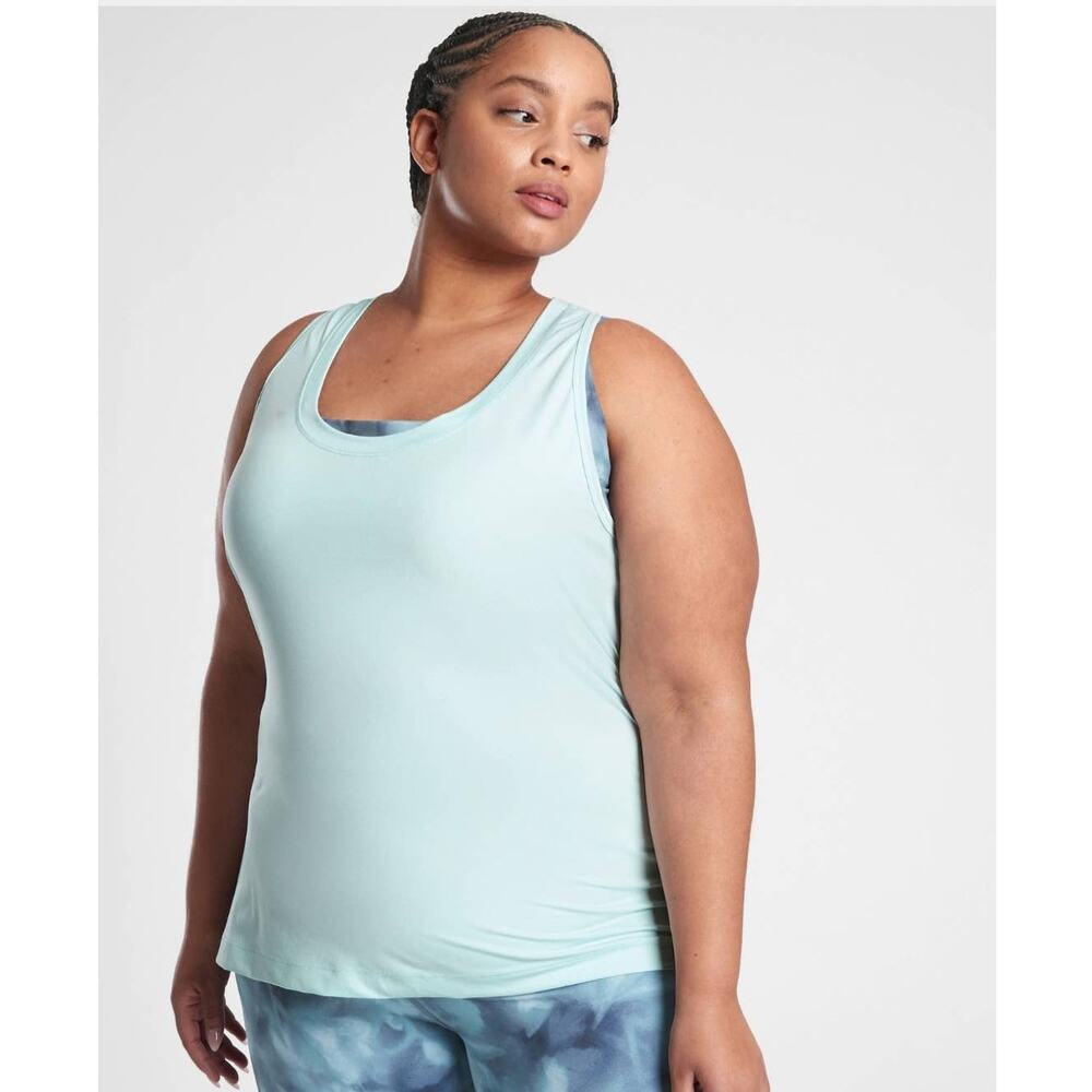 NWT Athleta Nitro Tank Top - 1X - Gentle Blue - 1x